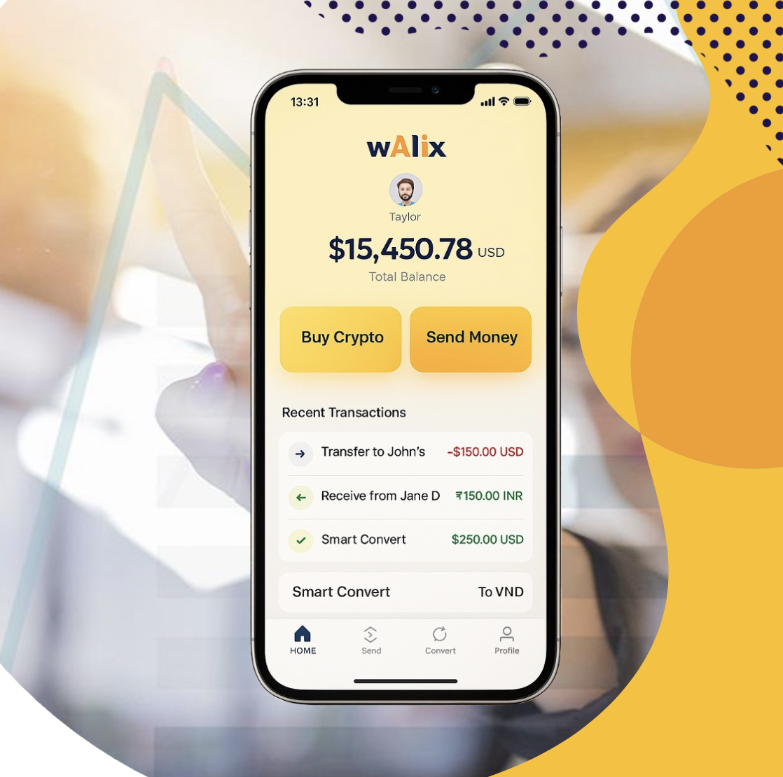 wAlix - Smart Global Wallet