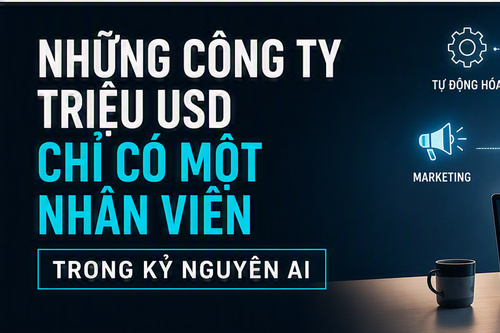 Doanh nghiệp triệu USD, 1 nhân viên